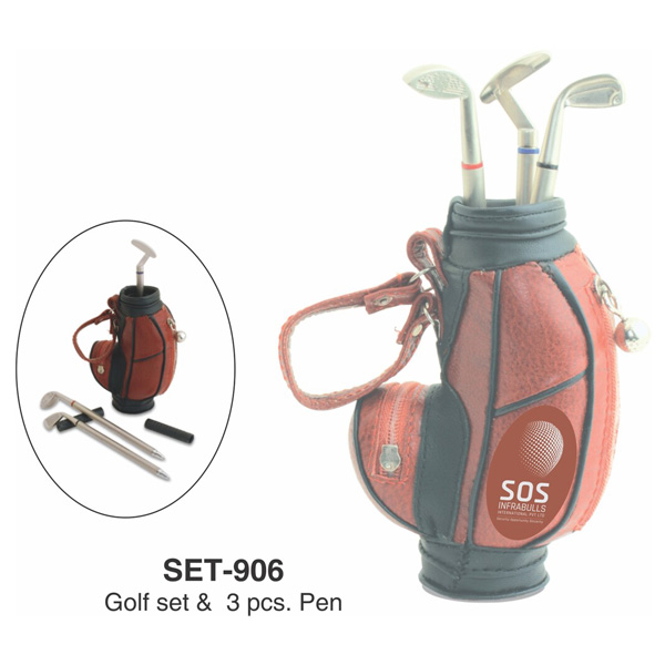 Golf Kit Shape Pen Stand 906