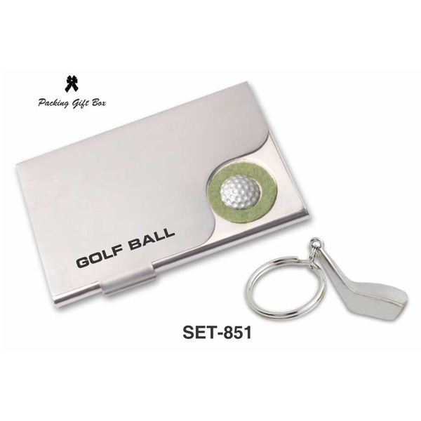 2-In-1 Golf Set (Keychain & Card Holder) 851