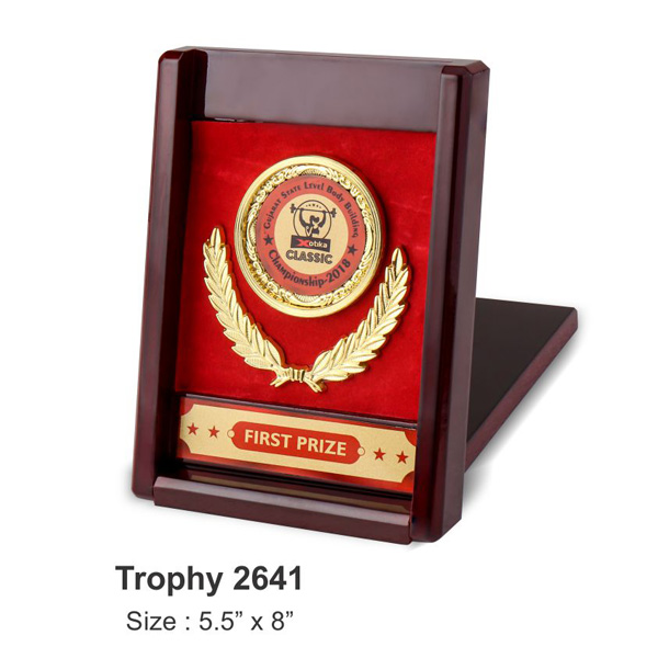 Wooden Box Plaque Tro-2641 (5.5*8 Inches)