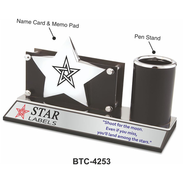 Pen Stand, Name Card Holder & Memo Pad Btc-4253