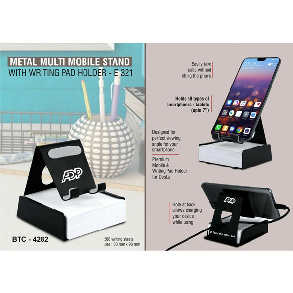 Mobile Stand With Memo Pad Btc-4282