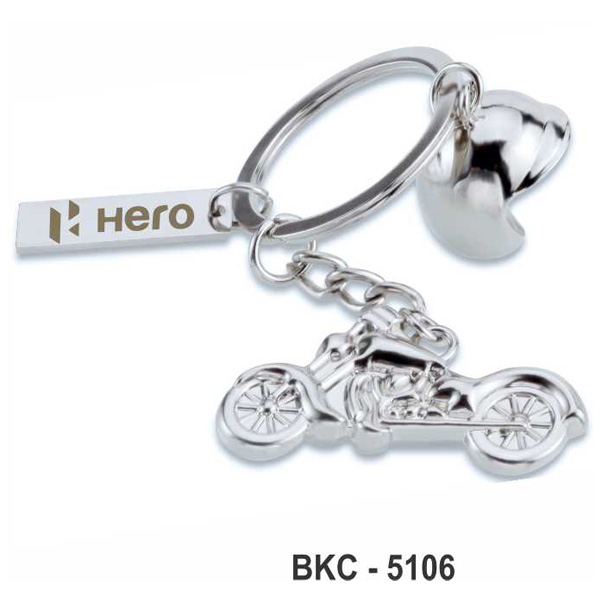 Classic Bike & Helmet Keychain Bkc-5106