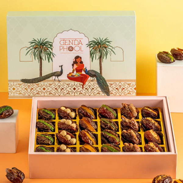 Assorted 24 Piece Stuffed Medjool Dates Box