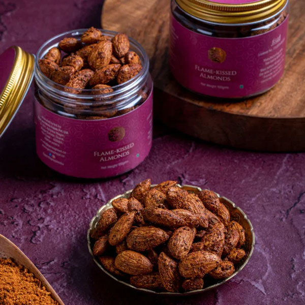 Flame-Kissed Almonds