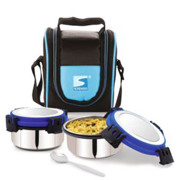 Stenso Tiago Insulated Lunch Tiffin 2 Containers