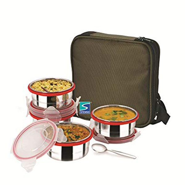 Stenso Donito 4 Click And Lock Stainless Steel Container