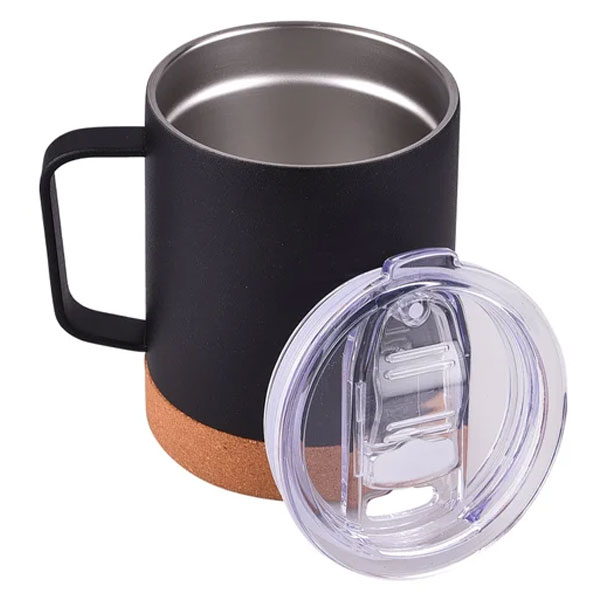 Koko Double Wall Vaccum Travel Mug 750Ml Black / White