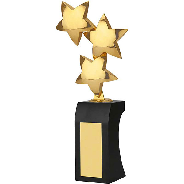 3 Star Trophy Model-1038 75X110X350Mm