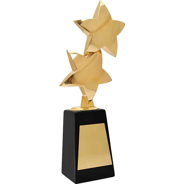 2 Star Trophy Model-1046 68X125X280Mm