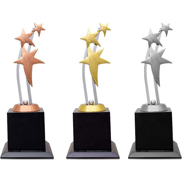 Big 3 Star Trophy Model-1111 100X100X270Mm