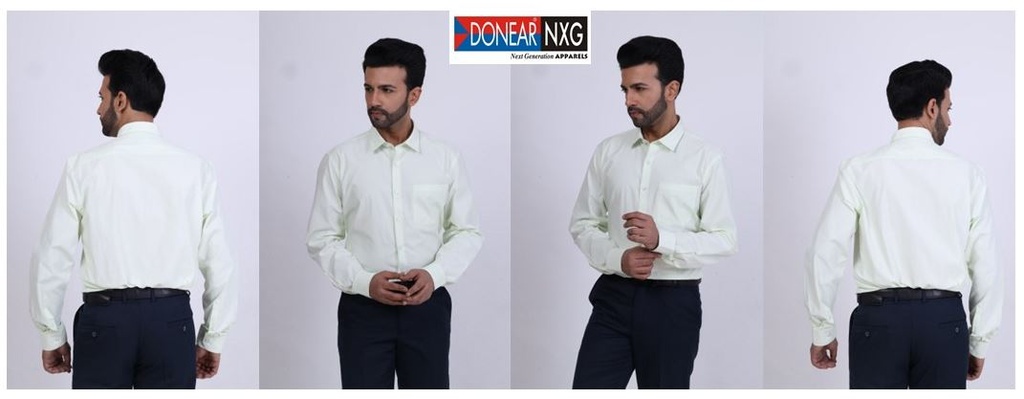 Donear NXG Poly Cotton Shirt DNRXG6553-Lemon Yellow