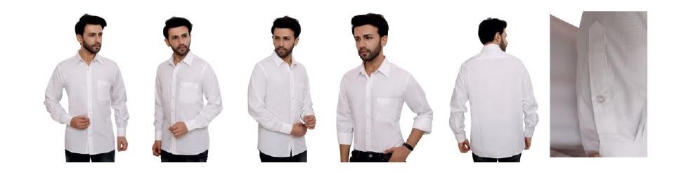 Arrow Teflon Coated Shirt ARISHW3007-White