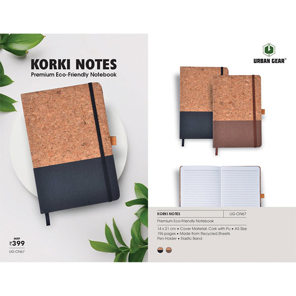 Hard Bound Notebook Korki Notes UG-ON67