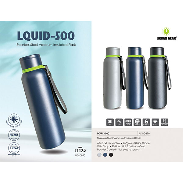 Stainless Steel Hot n Cold Bottle (500ml) Lquid 500 UG- DB90
