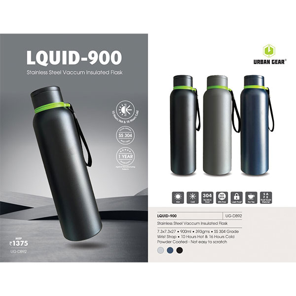 Stainless Steel Hot n Cold Bottle (900ml) Lquid 900 UG- DB92