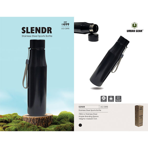 Stainless Steel Bottle (700ml) Slendr UG-DB98