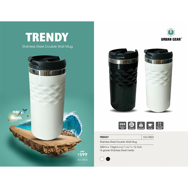 SS Double Wall Mug Trendy UG-DB23