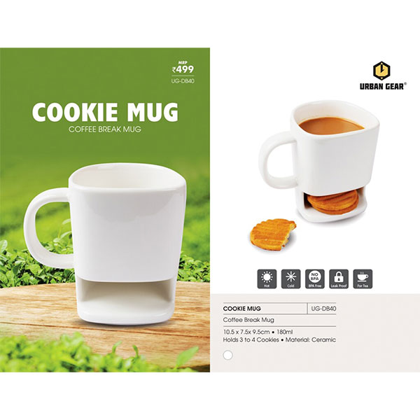 Ceramic Biscuit Mug Cookie Mug UG-DB40