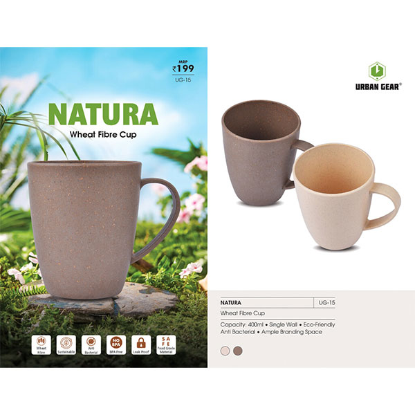 Wheat Fibre Cup (400ml) Natura UG-15