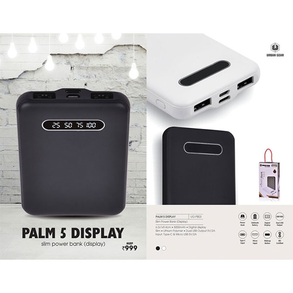 Slim Powerbank 5000mAh Palm 5 (Display) UG-PB03