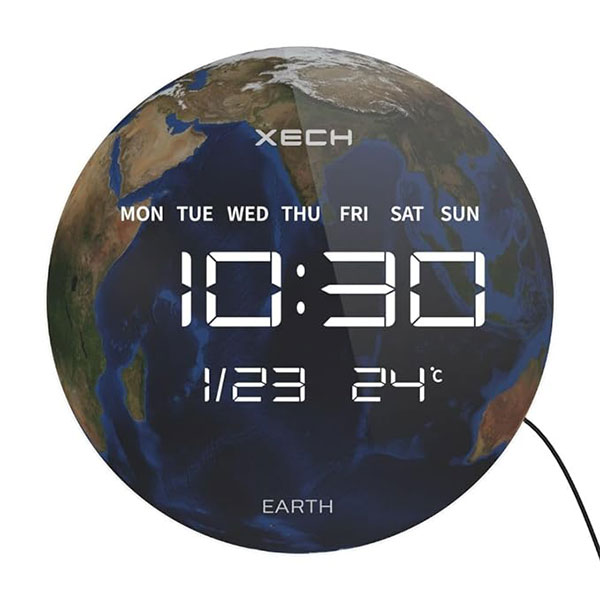 Xech Wall Clock-Solaris Earth