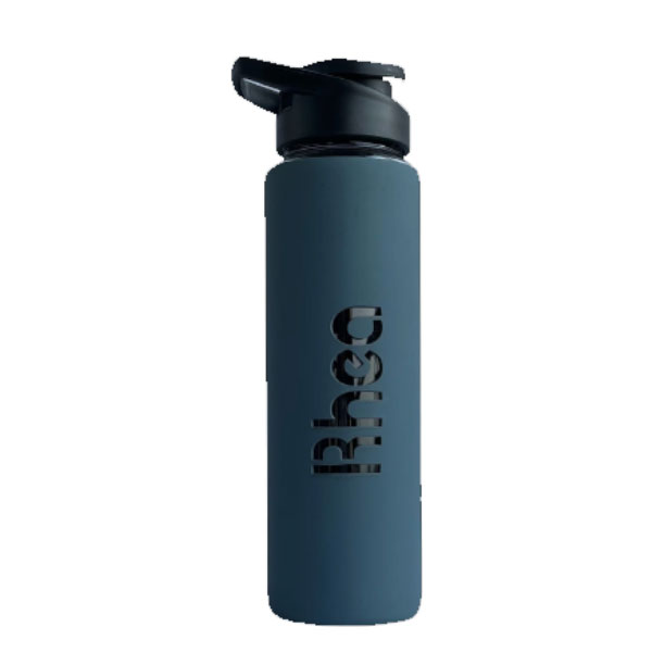 Signature Glass Bottle with Silicone Sleeve 750ml-Grey