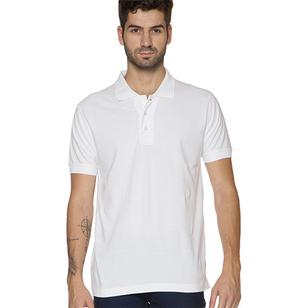 Solo Formali Solid Polo T-Shirt-White