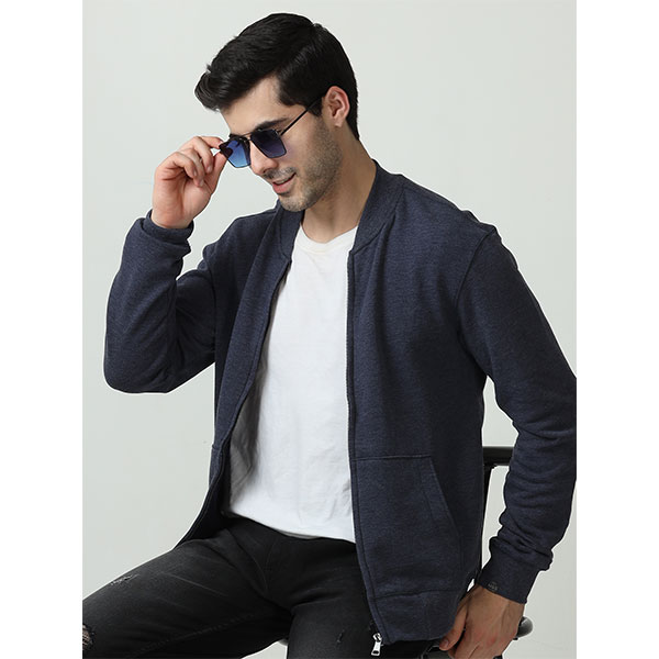 Marks & Spencer Sweat Jacket-Denim Blue