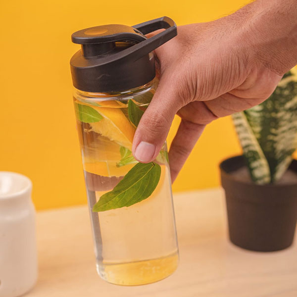 Fuze Borosilicate Sipper Glass Bottle 750ml