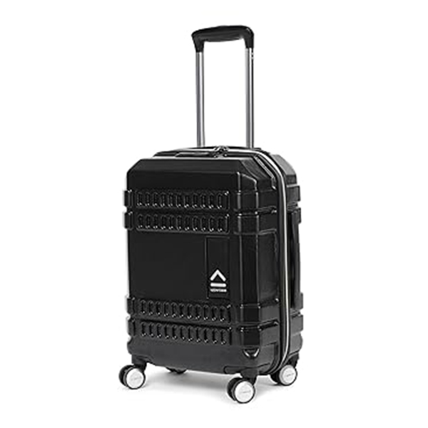 Uppercase Bullet Hard Luggage Trolley Bag-Cabin (Black)