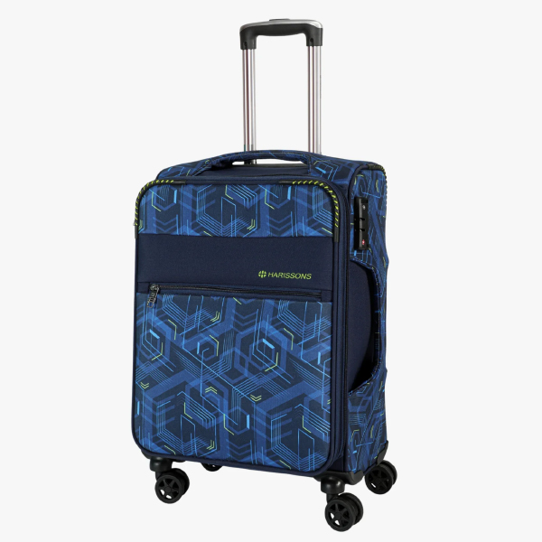Harissons Hexon Upright Luggage Trolley Bag-28inch (Navy Blue)