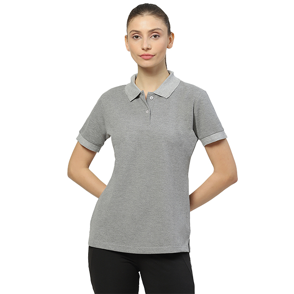 Hummel Kelci Women Polo T-Shirt-Grey
