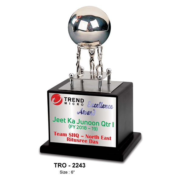 Team Work Trophy Tro - 2243 6" Inch