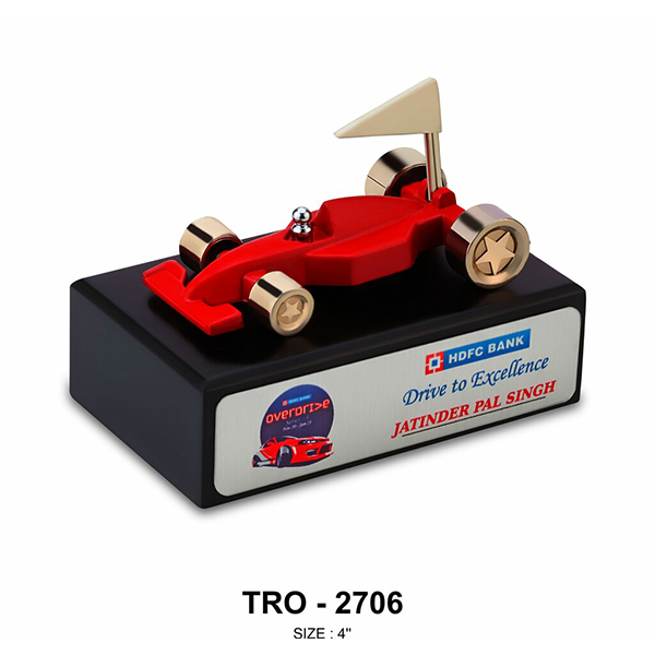 Racing Car Souvenir Tro - 2706 3.5" Inch