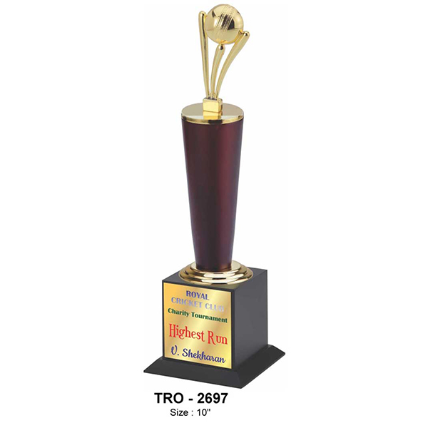 Cricket Trophy Tro - 2697 10" Inch