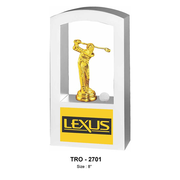 Golf Man Trophy Tro - 2701 8" Inch