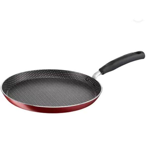 Tefal Flat Rio Red Simply Chef Tawa 30 Cm Diameter (Aluminium, Non-Stick)