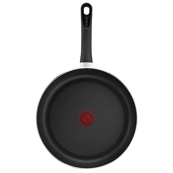 Tefal Delicia Titanium Coating 24 Cm Fry Pan, Non-Stick Coating, Smart Thermo Signal Temperature Indicator Technology (Black)