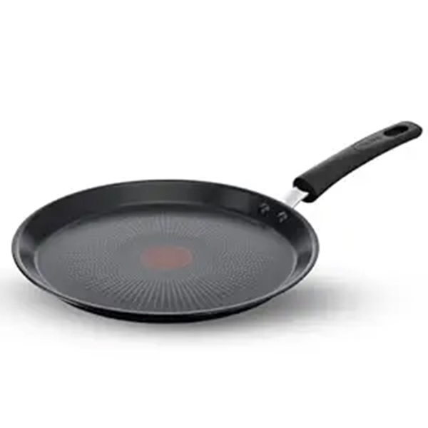 Tefal Cook & Savour Non-Stick Tawa, Smart Thermo Signal Temperature Indicator Technology - (Black) (25 Cm)