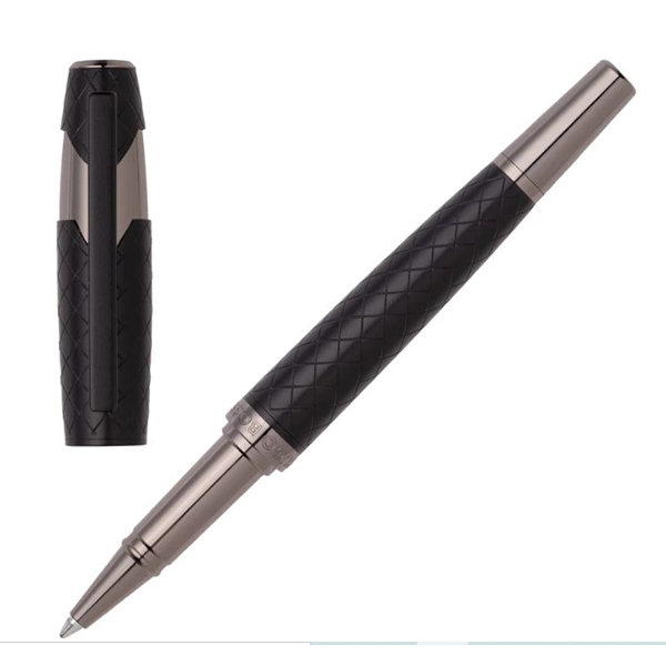 Hugo Boss Chevron Black Roller Pen