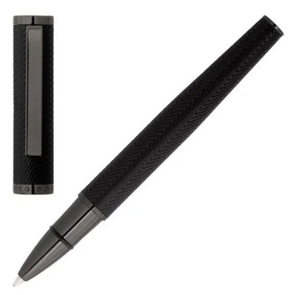 Hugo Boss Formation Herringbone Gun Roller Pen