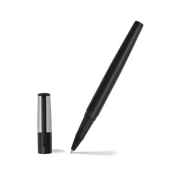 Hugo Boss Gear Minimal Black & Chrome Roller Pen