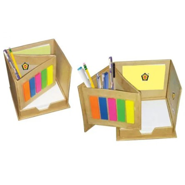 M01 Eco-Friendly Penstand With Sticky Note (Triangle)
