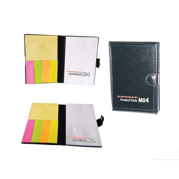 M04 Foam Folder With Sticky Note Pad