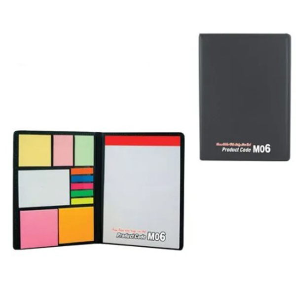 M06 Foam Folder With Sticky Note Pad