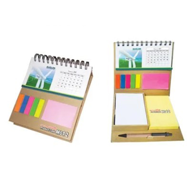 M012 Eco-Friendly Sticky Note Pad With Calendar