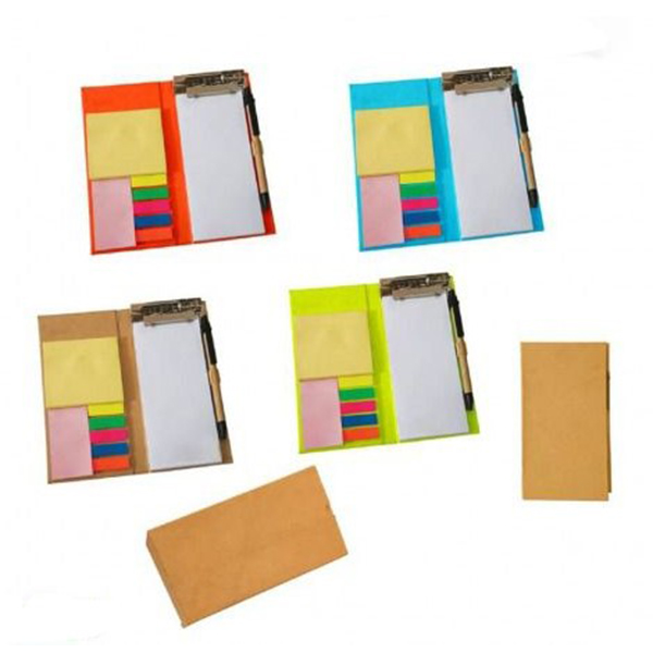 M020 Eco-Friendly Mini-Clipboard Pad With Sticky Note