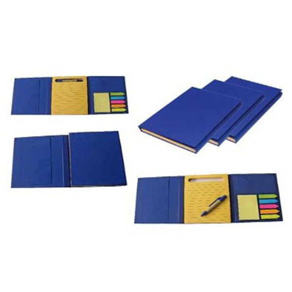 M043 Three Fold Diary With Sticky Note & Mini Pen