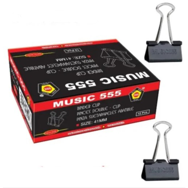 Cbc-41 41Mm Music-555 Multi Colour Binder Clip