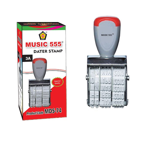 Mds-74 Music 555 Dater Stamp